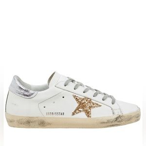 New! Golden Goose with gold star and silver back, size 38